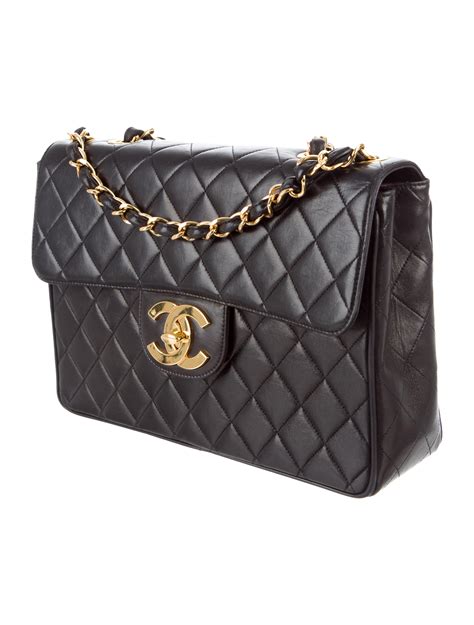 chanel jumbo single flap size|vintage Chanel jumbo.